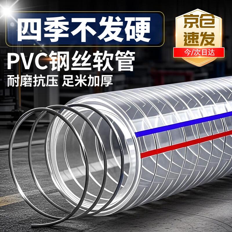 BefuTe 9921 Transparent PVC Steel Wire Garden Hose