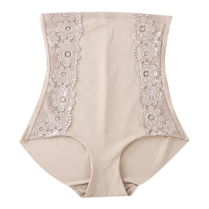 Women's Seamless Ice Silk Lace High-Waisted Body Sculpting Pants