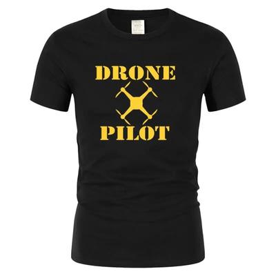 Drone Pilot Unisex Tshirt Casual Tee Vintage T-Shirt Quadcopter Unisex Brand Teeshirt Fashionable Streetwear Summer Cotton T Shirt