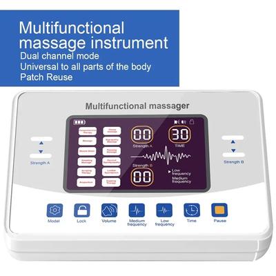 Massaggiatore Multifunzionale Domestico Strumento di Fisioterapia per Tutto il Corpo per Liberare i Meridiani per la Riabilitazione Cervicale e Lombare Strumento di Elettroterapia ad Impulsi