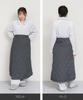 [MARAI] Women's Quilted Wrap Maxi Skirt, Warm Fleece-Lined Water-Repellent, Loungewear, Free Size (M-L), Beige, Fall/Winter