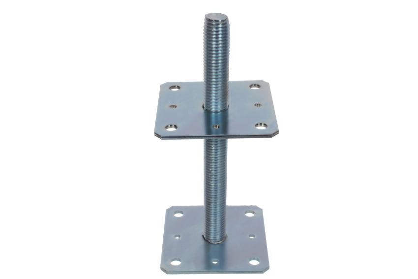 Pole Base With Adjustable Height M24*250 110*110M - Lbs R24*110