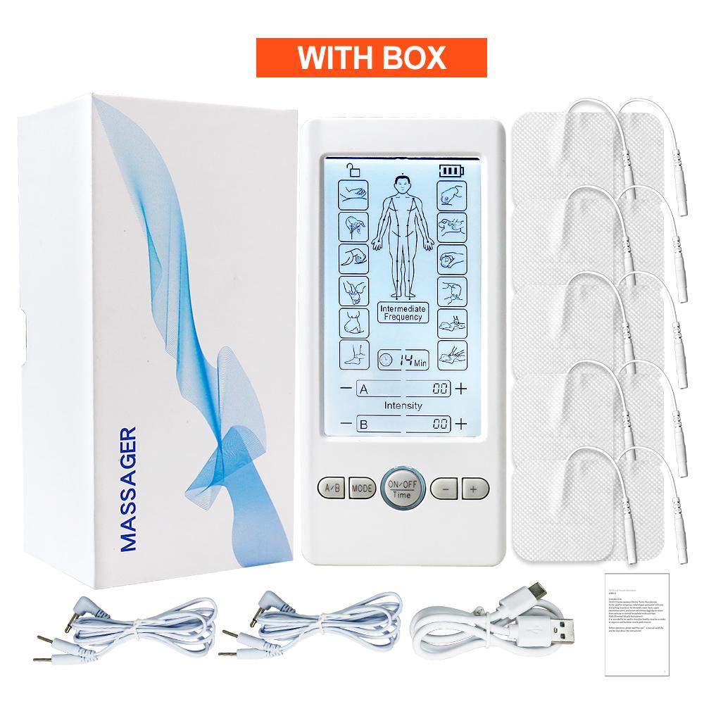 Digital Tens Massager EMS Muscle Stimulator Low Frequency Physiotherapy Slimming Machine for Body Health Care