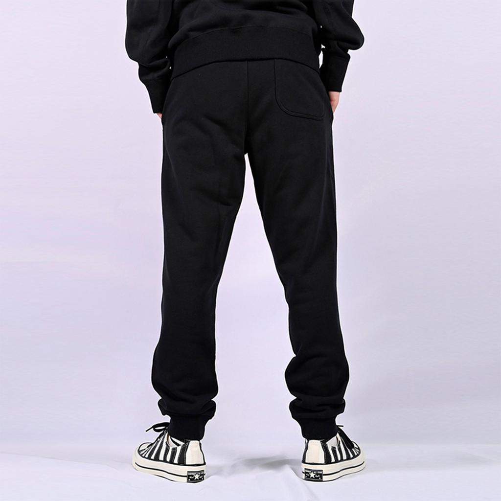 Converse Knitted Sweatpants Men's Black Moderate Straight Fit Pants 10020369-A01