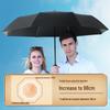 Premium 32-Bone Automatic Folding Umbrella with One-Button Open/Close, Black Glue Sun Protection, and Custom Sunshade.