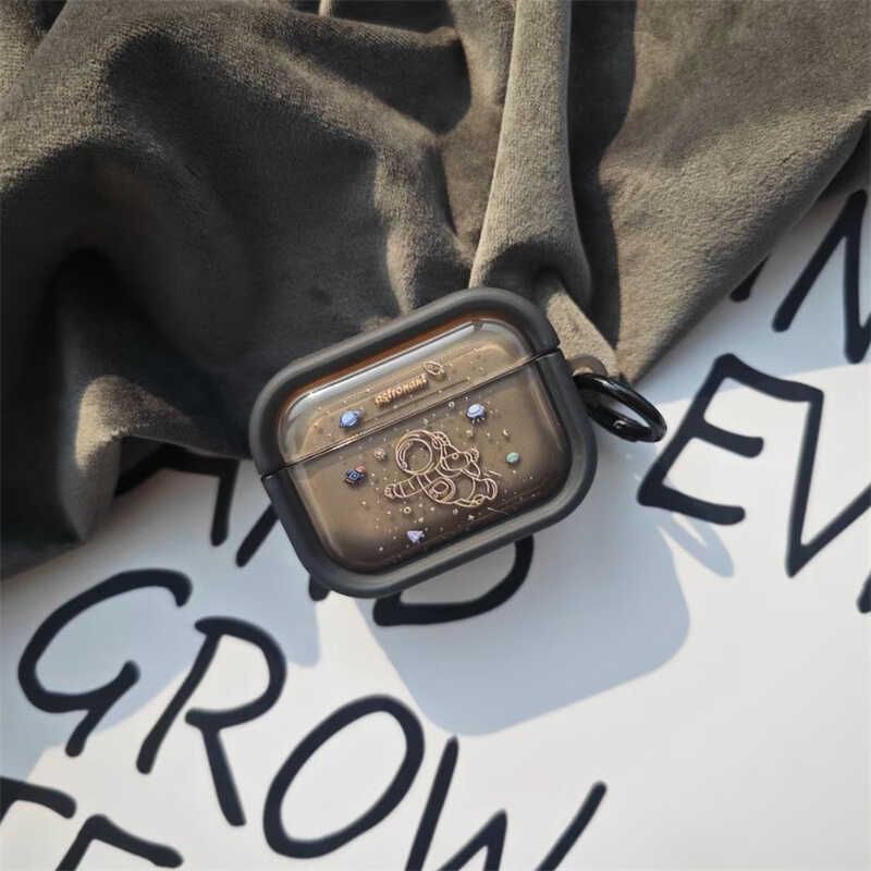 

1/2 Поколение Беспроводные Bluetooth Наушники Apple Чехол 3 Поколение Pro2 Ударопрочный Силиконовый Гель Коробка Хуацян Бэй 4 Поколение 5 Поколение Трендовый Airpods Pro/Pro2 Neutral Traveling Astronaut