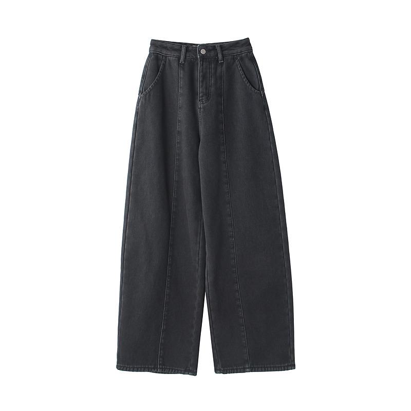 

Stride Arc Light Women s Winter Wide-Leg Jeans - Thickened Center Line Design N891C S (90-105 cm) армія зелений колір