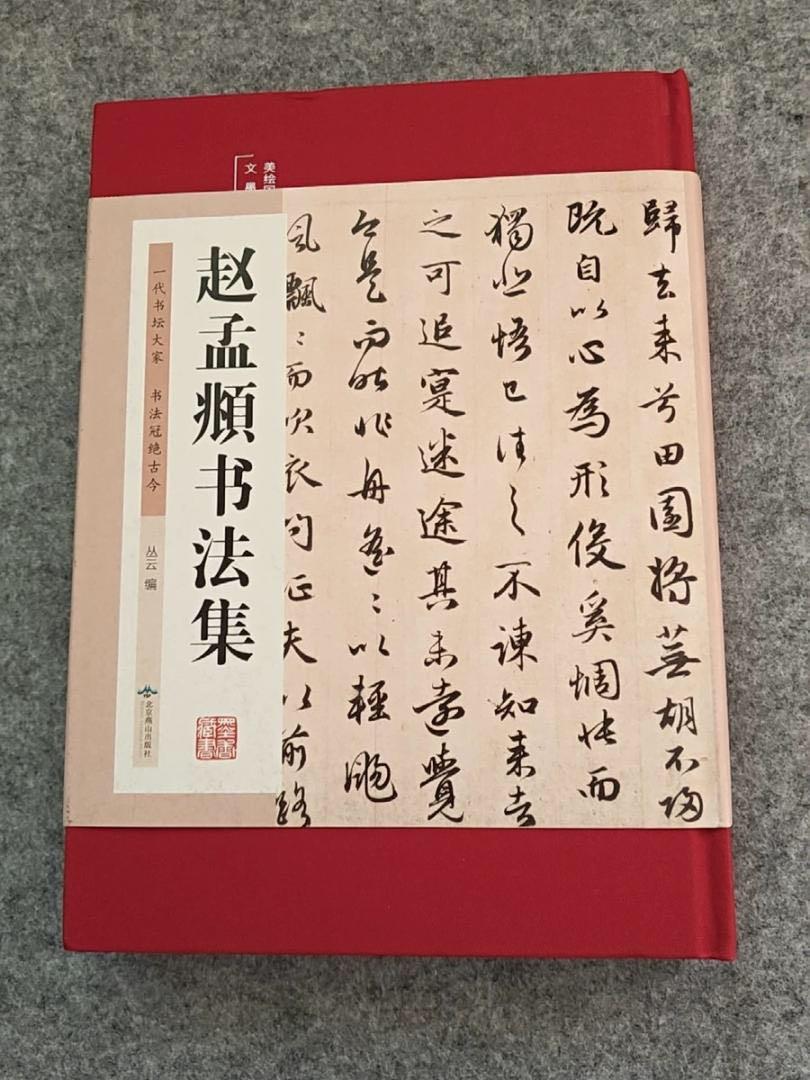 

[USED] Zhao Mengfu Calligraphy Collection Chinese Calligraphy Name Book Classical Character Book Calligraphy Works