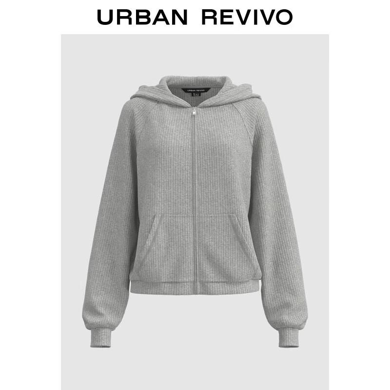 

Женское повседневное пальто с капюшоном на молнии UR XS