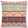Colorful Seamless Aztec Decorative Prints Sofa Throw Pillow Case Fancy Abstract Geometric Vector Pattern Tribal Cushion Cover