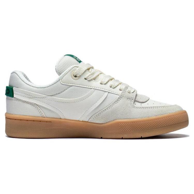 new LiNing Zhengrong 92S| Slip Resistant Impact Resistance Low Top Skateboard Shoes Women's White Green