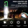 Red Blue Warning Light Zoomable Flashlight Portable Hook Waterproof Super Bright Torch 6 Hours of Battery Life
