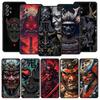 Japan Ghost Face Samurai Phone Case for Samsung A17 A13 A15 A25 A35 A51 A55 A71 A21S A11 A31 A41 A23 A53 A73 5G A03S A05s Cover