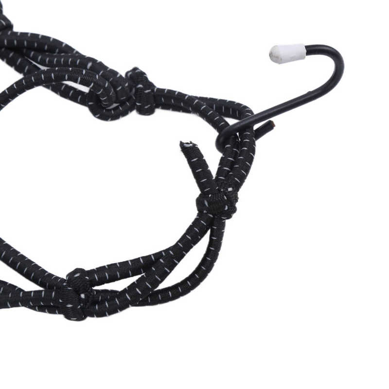 Motorcycle Cargo Net Motorcycle Helmet Mesh Latex Filament for Electric Vehicles Sports Cars Off‑Road Motorcycle Luggage