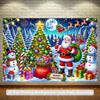 2D Graphic, Suitable for Photo Booth, Christmas Decorations, Christmas Background Wall, Merry Christmas Banner
