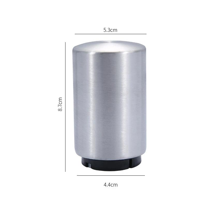 Stainless Steel Automatic Bottle Opener, Elegant Downward Push Beer Lid Remover, Creative Metal Bottle Opener