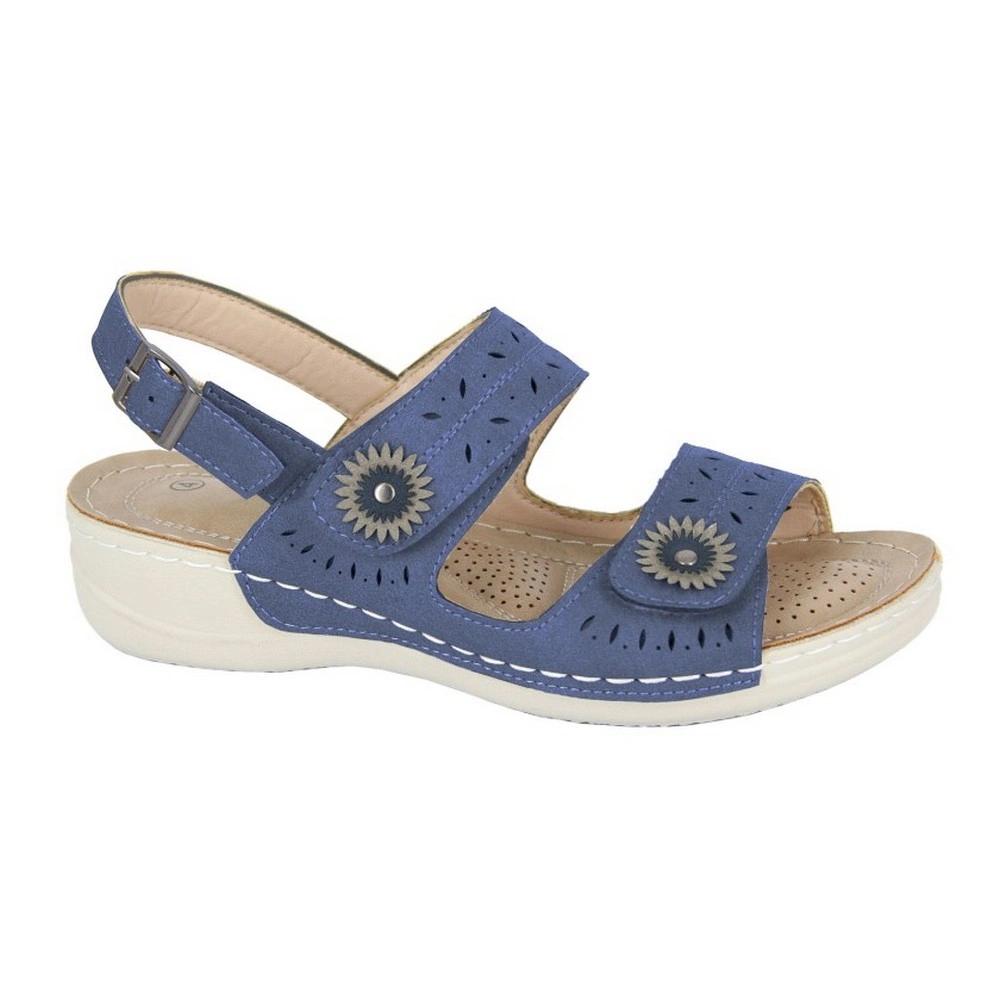 Boulevard Womens/Ladies Interlaced Sling Back Sandals