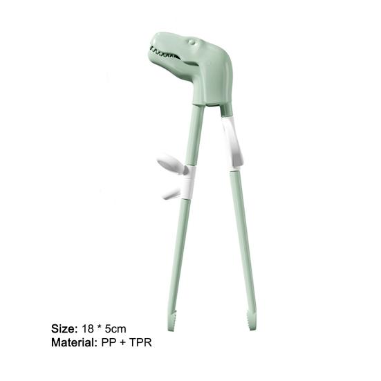 1 Set Baby Chopsticks Cute Interesting Portable Dinosaur Shape Children Training Chopsticks for Home