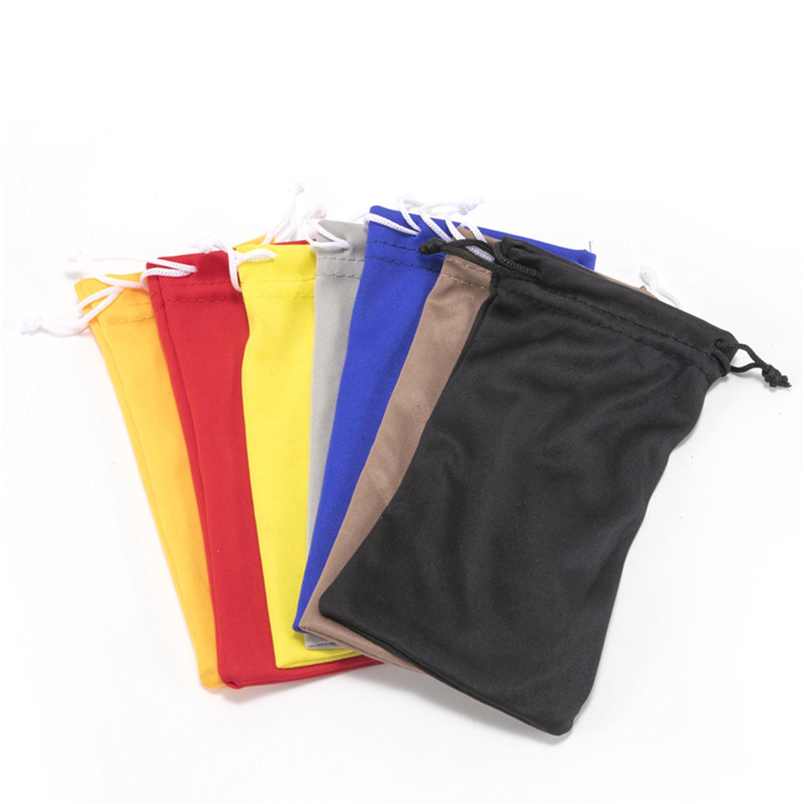 

Мягкие очки Органайзер Микрофибра Drawstring Eyeglass Сумка Очистка рукава Сумка