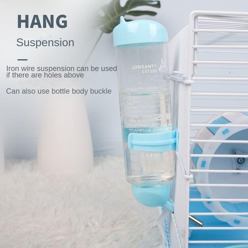 Fuente de bebida para conejo, aparato de agua potable para hámster, Totoro, conejillo de indias, hervidor de bolas especial, botella de suministros