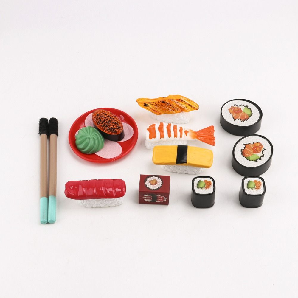 Pretend Play Role-Playing Gifts Cutlery Toys Kitchen Food Toys Mini Sushi Set Pretend Kitchen Toys