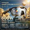 Gafas Inteligentes Cámara de Video HD 1200P Sensor de 8MP Foto de 30MP Sincronización WiFi Bluetooth 5.3 Gafas de Sol con Audio Estabilización Anti-vibración Micrófono Dual Ruido ENC