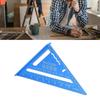 Clear Scale Rafter Square Tool Red Triangle Right Angle Ruler Woodworking Triangle  Cabinetry