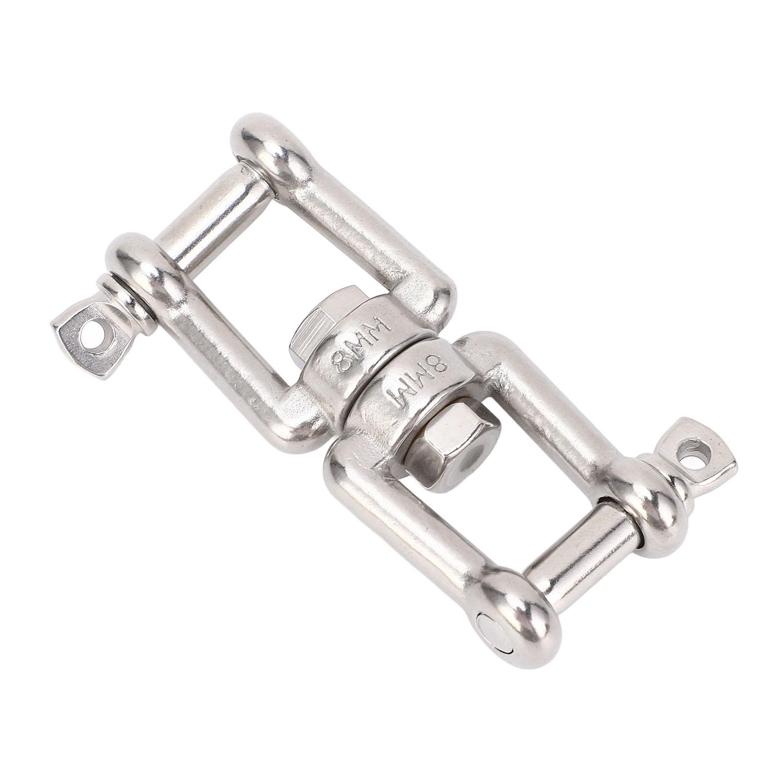 

Stainless Steel Double Ended Shackle 8 Shaped Connector Marine Device for Ships Boat Yacht