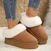 Classic, Fashionable, Warm, Non Slip, Plush Edged Women's Home Shoes, Indoor Slippers, and Ankle Boots