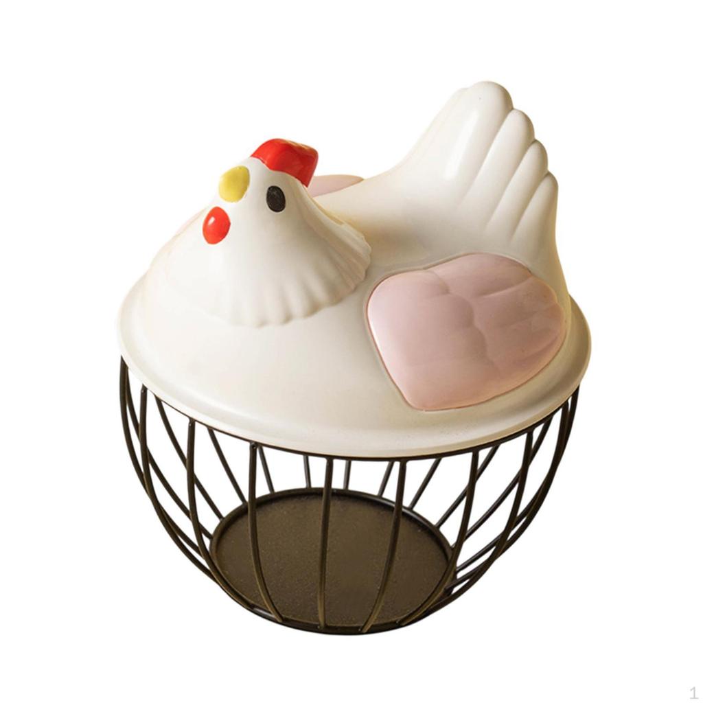 Chicken Egg Basket Countertop Collecting Holder Fresh for Kitchen
