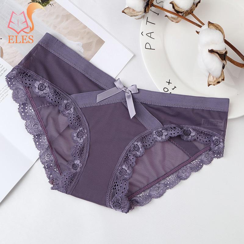 

Женские кружевные трусики, бесшовные трусики, дышащие трусы для женщин, хлопковые трусы с низкой талией, прозрачное нижнее белье, нижнее белье XL серый