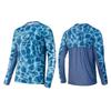 3D Printed Long Sleeved Fishing Shirt Breathable Quick Drying Comfortable Sweat Absorbing Top Outdoor Casual Protective Clothing