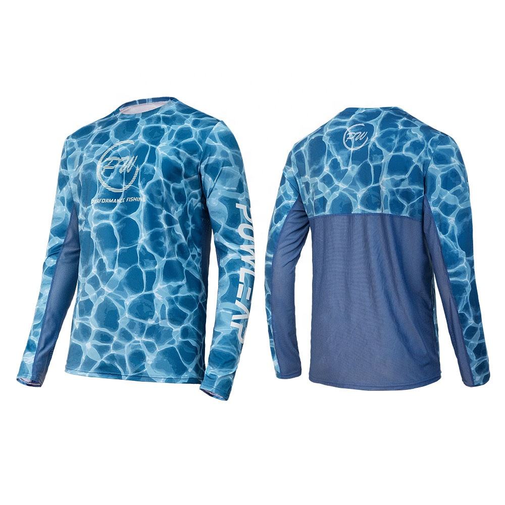 3D Printed Long Sleeved Fishing Shirt Breathable Quick Drying Comfortable Sweat Absorbing Top Outdoor Casual Protective Clothing