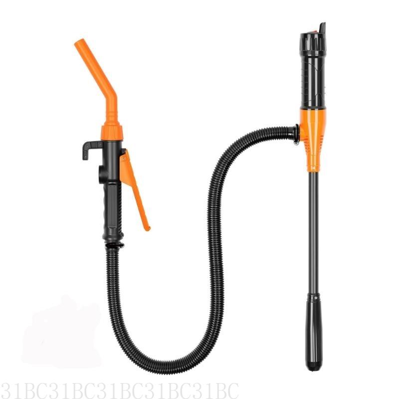 Multipurpose Battery Operated Transfer Pump For Quick Fueling, 2.4 GPM, With Suction Hose For Outdoor & Emergencies Need