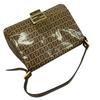 FENDI Zucchino mamma bucket Shoulder Bag Brown Women one belt used