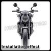 For HONDA CB650R CB500R CB750R CB300R CB1000R CB150R CB1100 CB1300 CB400 Retro Round Mirror Aluminum Alloy Motorcycle Accessorie