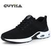 GUYISA 2007 Men's Summer Breathable Steel Toe Safety Work Shoes