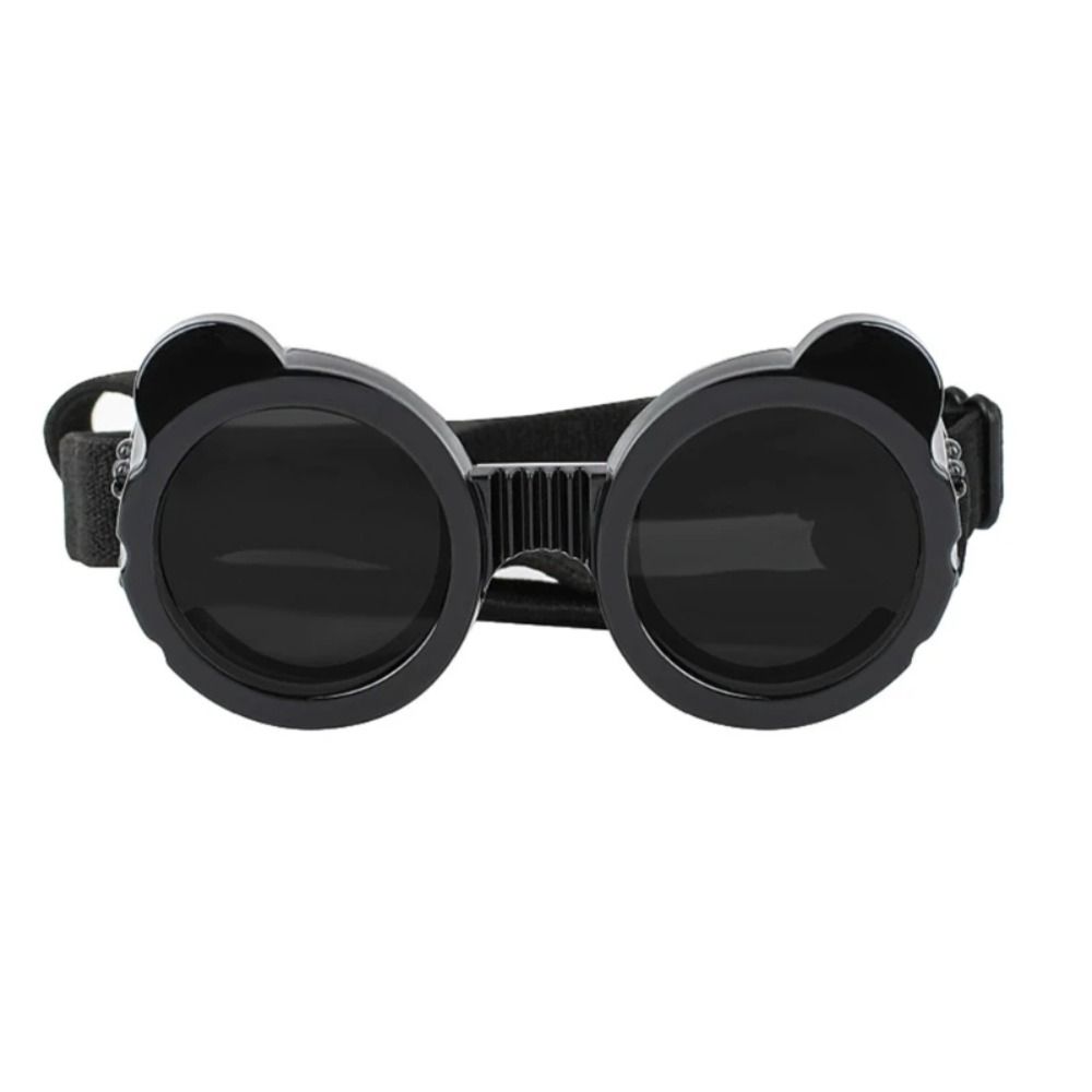 Vintage Anti UV Pet Goggles Cool Adjustable Cat Dog Glasses Windproof Rope Round Dog Sun Eyewears Outdoor
