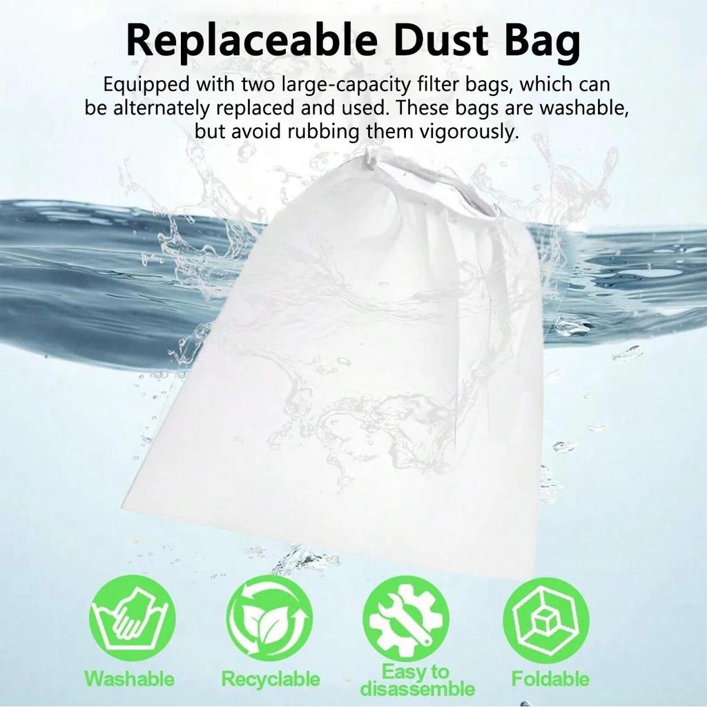 TFSCLOIN Professional Nail Dust Collector Low Noise Nail Vacuum Collector Remove Filter Nail Extractor Fan Nail Art Tool