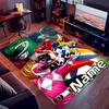 Custom Personalization Mighty Morphin Power Rangers Print Area Rug - Soft, Washable Non-Slip Indoor Mat,Living Room,Home&Office Decorative Rug