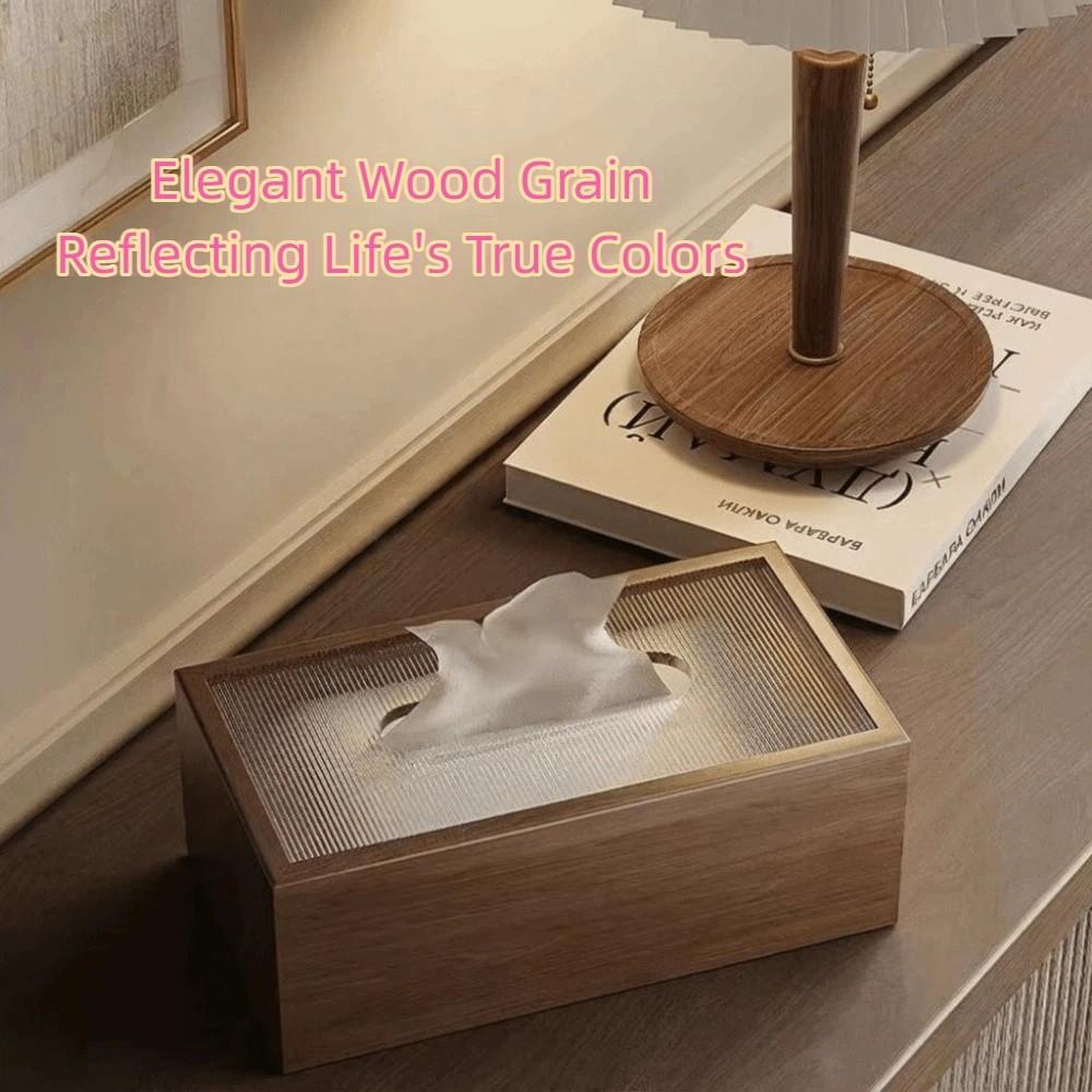 Elegant Tissue Box High-end Quality Paper Towel Holder Minimalist Paper Box  Desktop