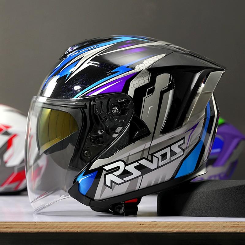 3/4 Open Face Motorcycle Helmet Men Adult Full Coverage DOT ECE Certified Use ABS Material Lightweight Safety Gear