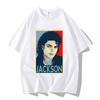 Michael Jackson Pattern Printed Adult and Child Shortsleeved Tshirt Fashionable and Casual Clothing Tshirt