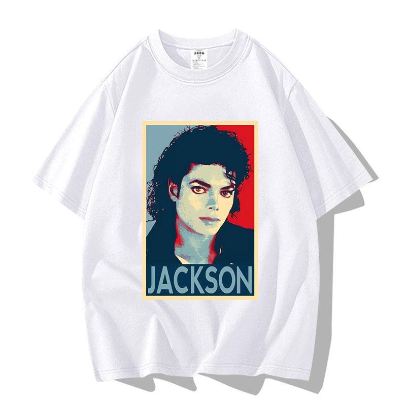 Michael Jackson Pattern Printed Adult and Child Shortsleeved Tshirt Fashionable and Casual Clothing Tshirt