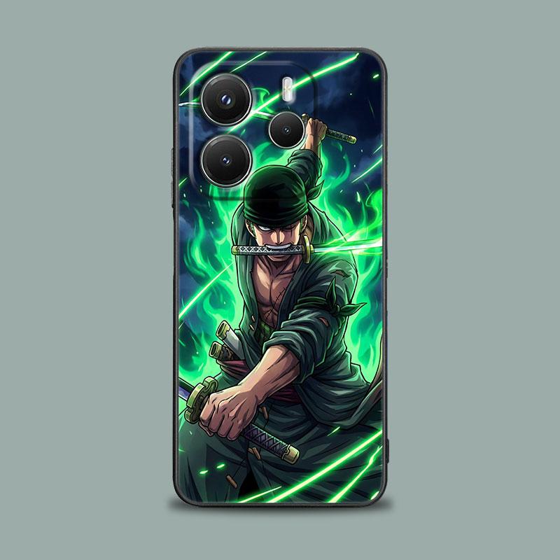 Soft Case For Xiaomi Redmi Note 15 14 13 12 11 10 Pro Plus For Redmi 15C 15 14C 13C 12C Back Phone Cover ZORO Roronoa One Pieces