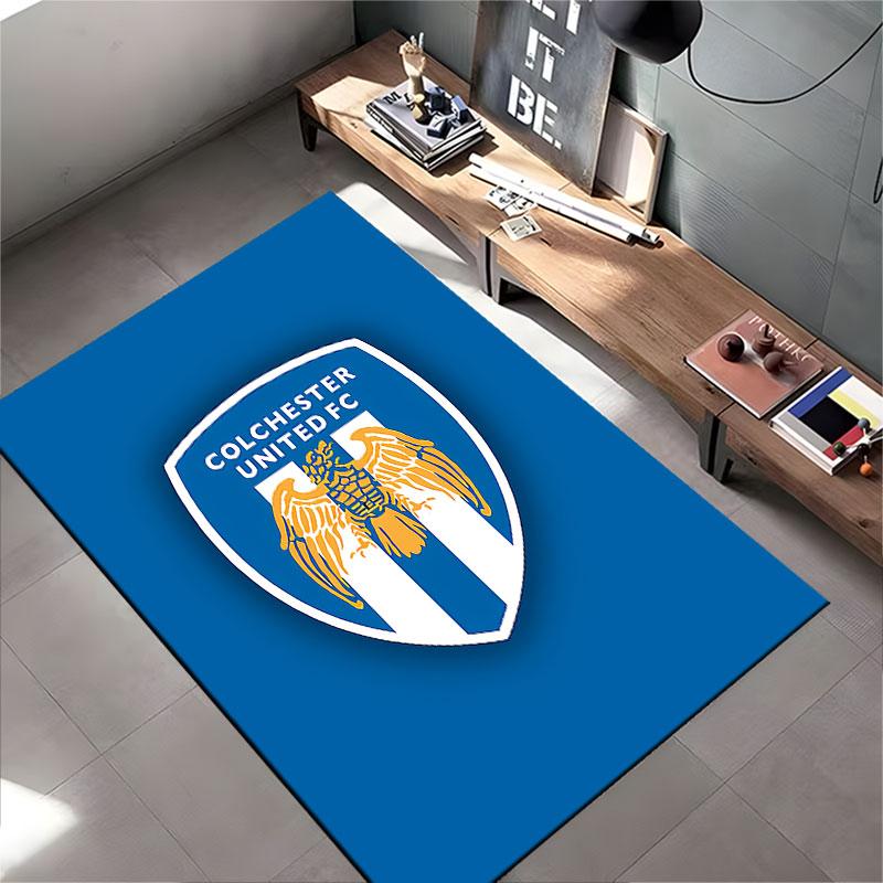 Colchester United FC Logo Carpet Suitable As a Non-slip Mat for the Living Room or Bedroom Sofa
