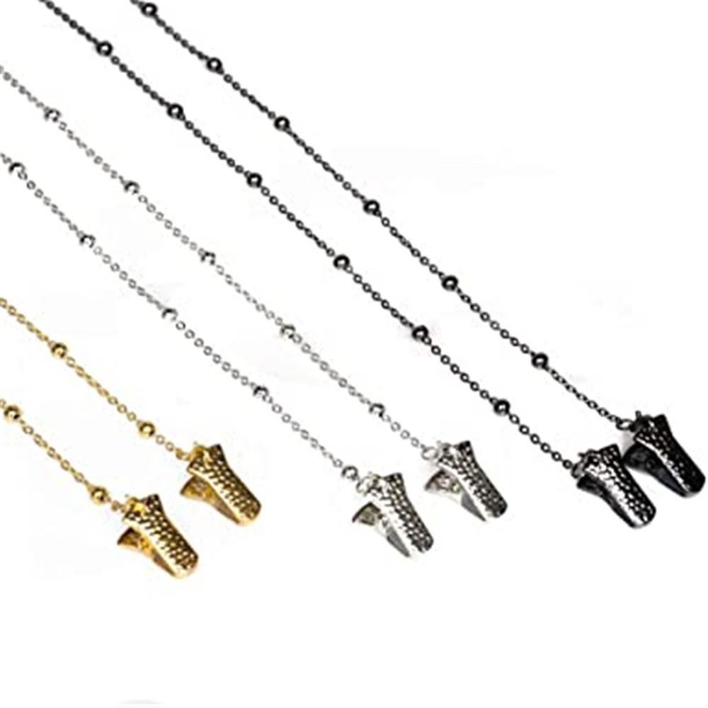 Mask Holder Metal With Alligator Clips Mask Lanyards Ear Saver Holder Glasses Chain Necklace Strap
