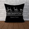 Bromptons Pillow Case For Car Sofa Decorative Home Doublesided Print Plush Square Throw Pillow Cushion Cover