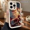 Phone Case: 2D flat, suitable for iPhone 18, 17, 16, 15, 14, 13 Pro protective case, Magical Santa Claus, Christmas and Halloween, perfect holiday gif