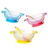 Temperature-Sensitive Baby Tableware Set: Suction Bowl, Soft Spoon, and Fork for Newborns